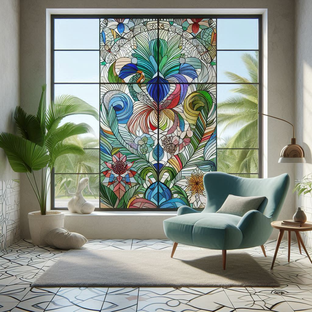 vitrail exotique