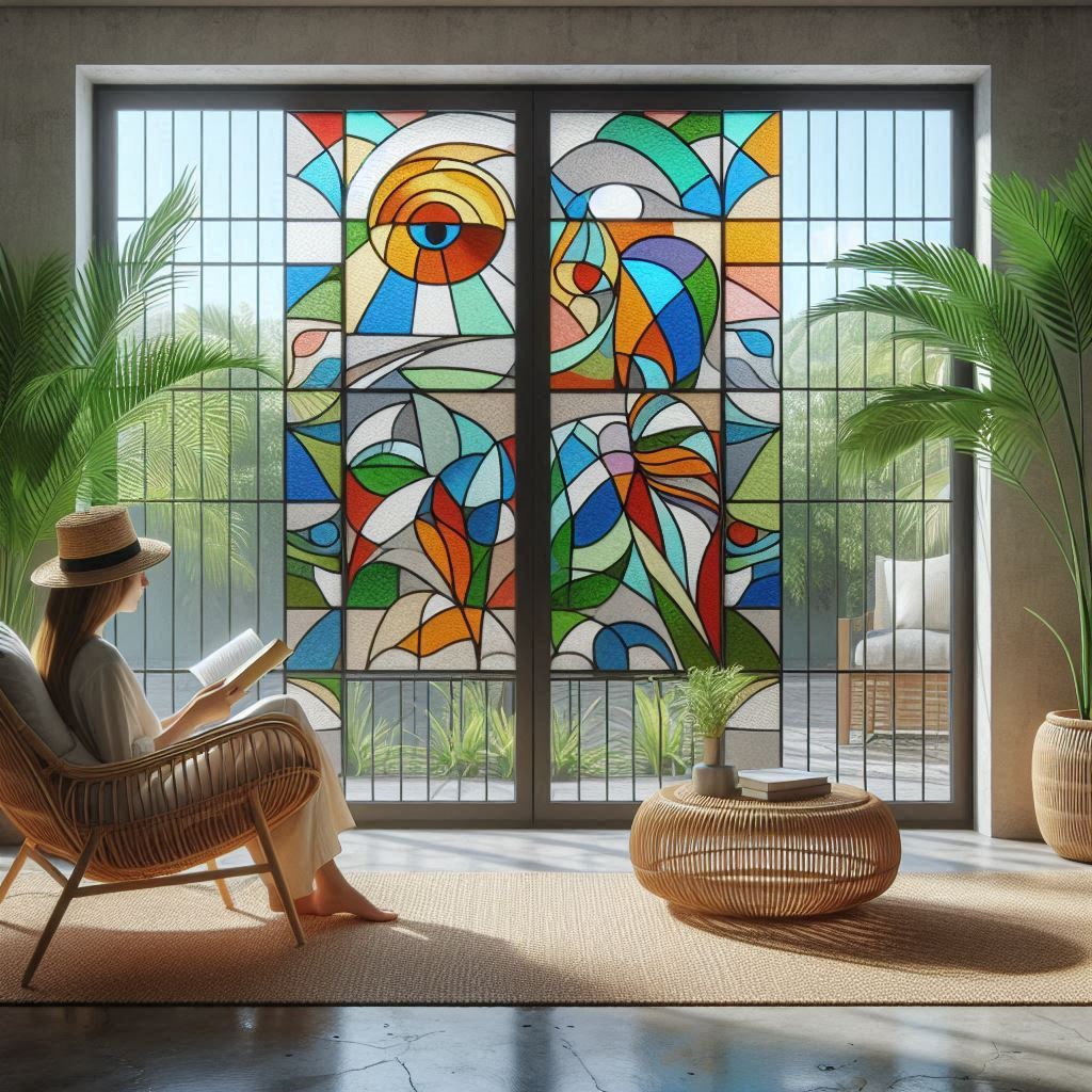 projet verrière vitrail Matisse